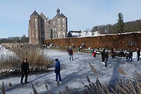 Schaatspret bij Croy