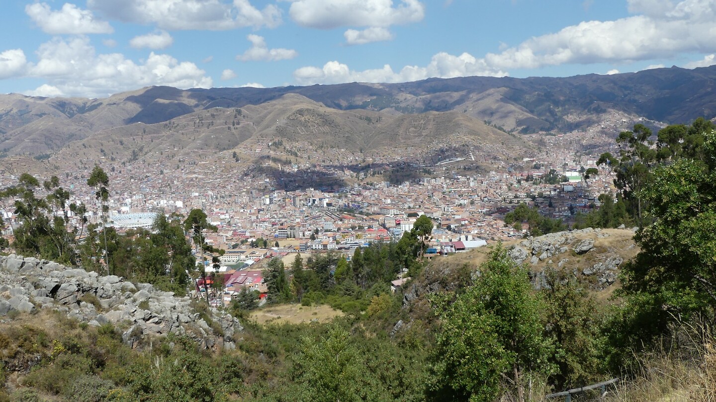 Uitzicht over Cusco