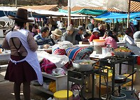 Ontbijt op de markt