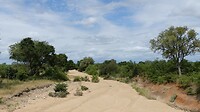 Droogstaande rivier