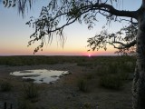 zonsondergang waterhole