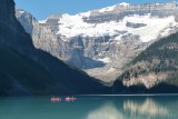 Kayakken op Lake Louise