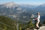 uitzicht op Banff vanaf Sulphur mountain