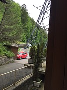 Mijn uitzicht uit mijn kamer in Lauterbrunnen