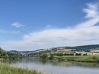 Uitzicht riviertje de Weser