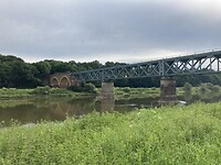 (Oude) Roestige spoorbrug (2)