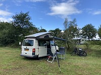 Camper op De Olde Lucashoeve- camping