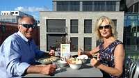 Kristiansand, dakterras restaurant