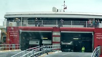 De ferry, hier moeten wij nog bij met Fientje!