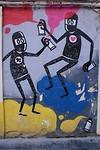 de mascotte van de graffiti