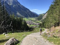 Op de weg terug, afdalen