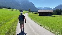Op weg naar Mittelwald ..met omleiding
