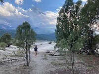 Wandeling naar de rivier