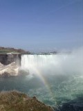 Horseshoe Fall met regenboog