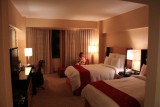 De hotelkamer in het Marriott