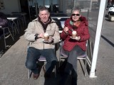 Koffie op de boulevard van Peñiscola