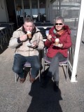 Koffie op de boulevard van Peñiscola