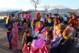 Carnavalsoptocht op camping Marjal