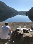 Ontbijtje onderweg Vancouver Island