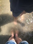 In het ijskoude gletsjerwater