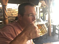 Lekker biertje in Banff