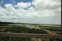 Onderweg vanuit de auto