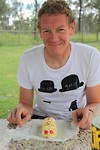 Eric met zijn meringue