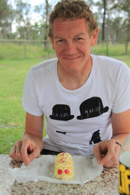 Eric met zijn meringue
