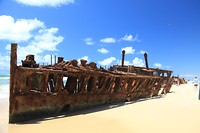 Maheno wrak op Fraser Island