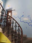 Hostel in Praag (sky floor, na zo veel trappen ben je daar wel ja..)