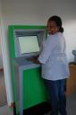 De internetkiosk in het Yac-punt
