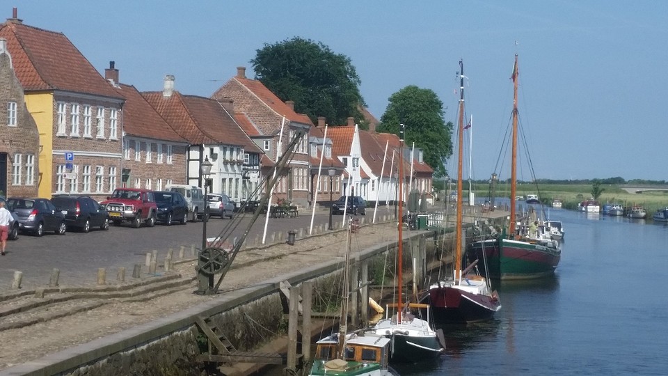 De jachthaven van Ribe