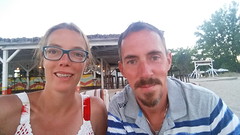 Lekker loungen voor de beachbar