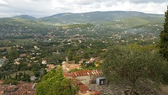 Uitzicht over het landschap van de Provence