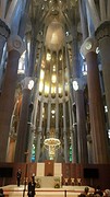 Het altaar in de Sagrada Familia