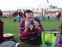 Joost eats a hambuggah!