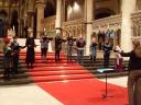 Repetitie met het vrouwenkoor