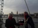 Bij de London eye