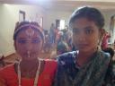 the girls make themselves ready for dance