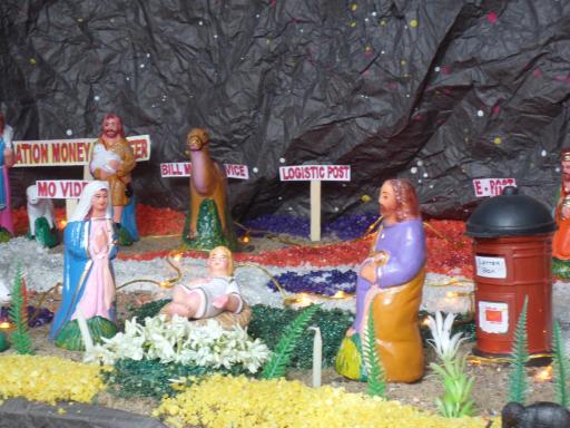 Jesus and a letter box