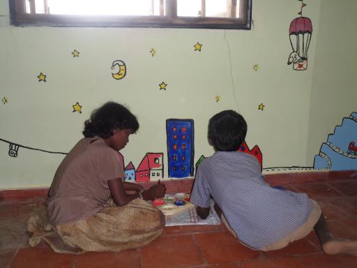 painting the playroom