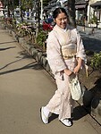 Japanse dame in mooie outfit