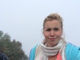 Helaas niet het beste uitzicht bij Gods Window door de erge mist