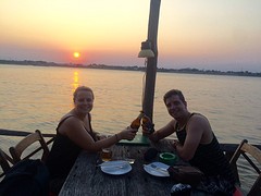 Sunset in savannakhet