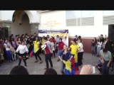 De Colombiaanse groep met hun dans