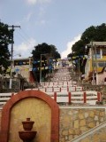 Trappen voor la iglesia de San Cristóbal