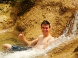 De definitie van een tropische zwembad (Agua Azul)