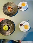 Arbois, koffie en gebak
