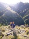 Scott en Dan opweg naar de canyon.