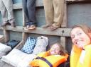 6 uur in een bootje naar Ssese Islands